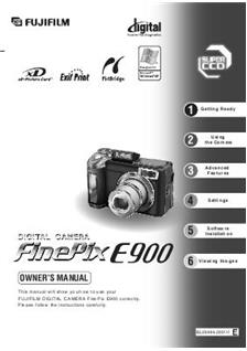 Fujifilm FinePix E900 manual. Camera Instructions.